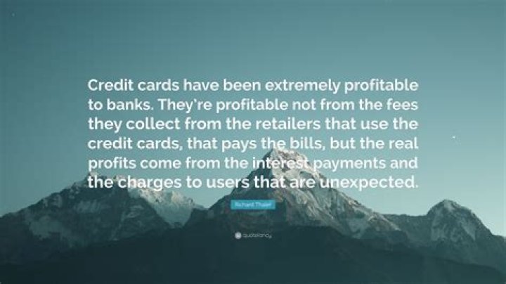Are credit cards profitable?