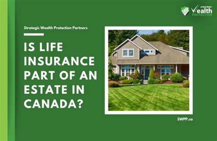 Are life insurance proceeds considered part of an estate?