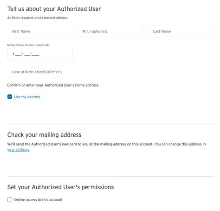 Are you liable as an authorized user?
