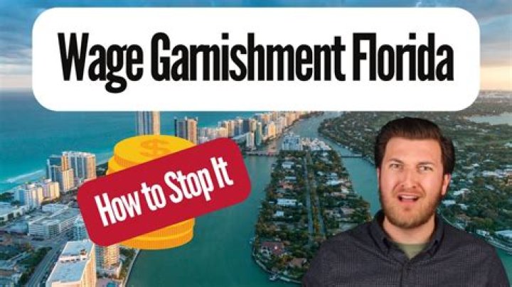 Can a collection agency garnish wages in Florida?
