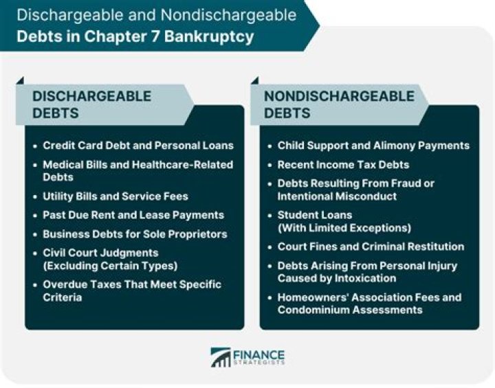 Can a debtor be discharged in a Chapter 7 bankruptcy?