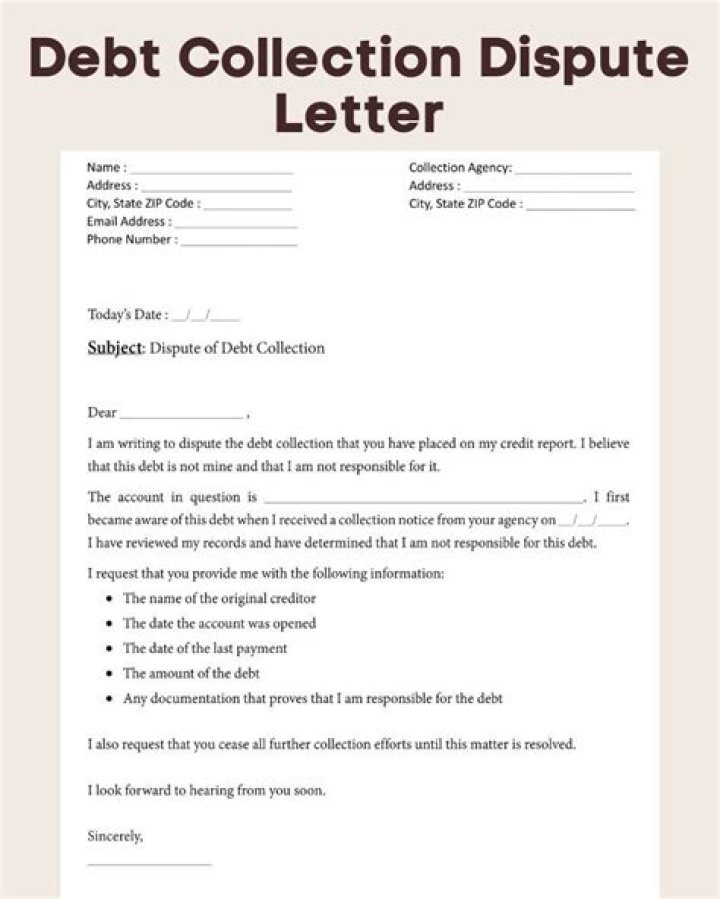 Can a disputed debt be sent to collections?