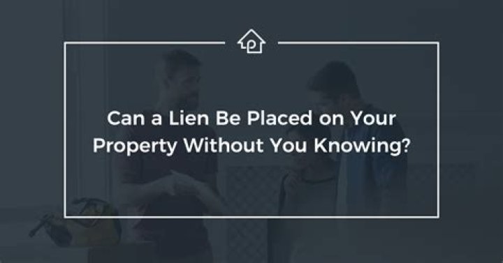 Can a judgment lien be placed on your property?