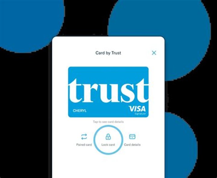 Can a trust account have a credit card?