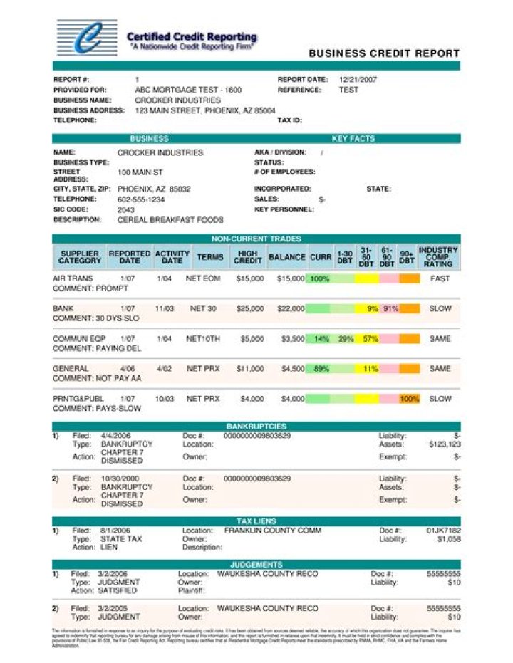 Can business credit reports be purchased by anyone?