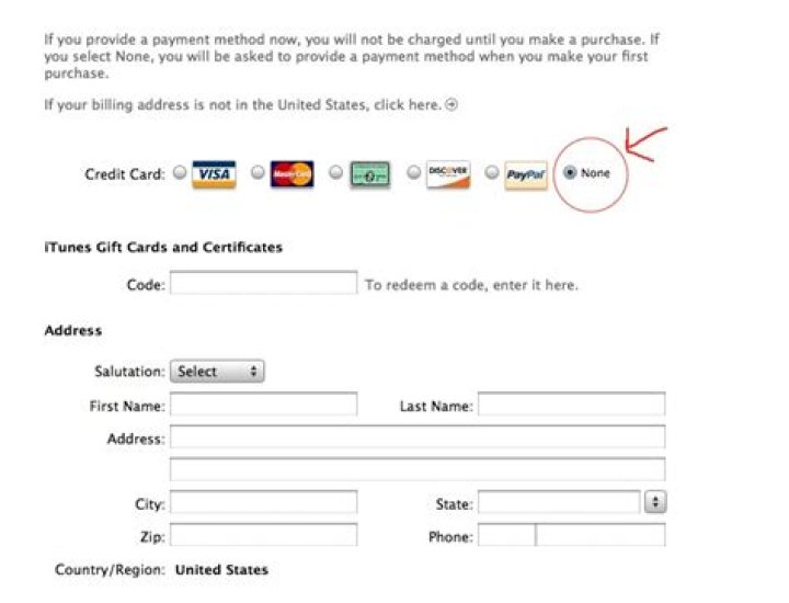 Can I create an iTunes account without a credit card?