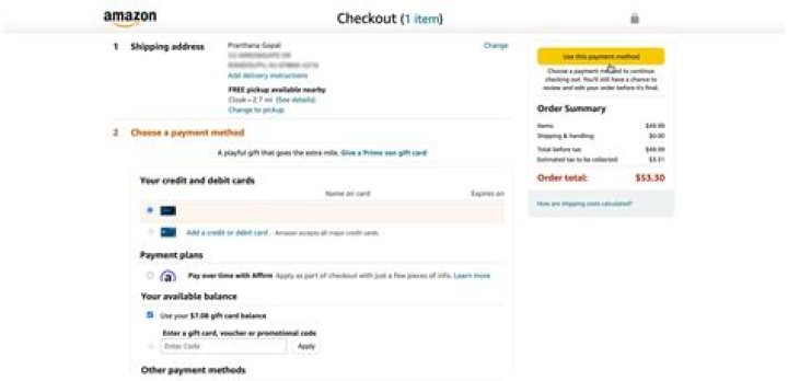 Can I have an Amazon account without a credit card?