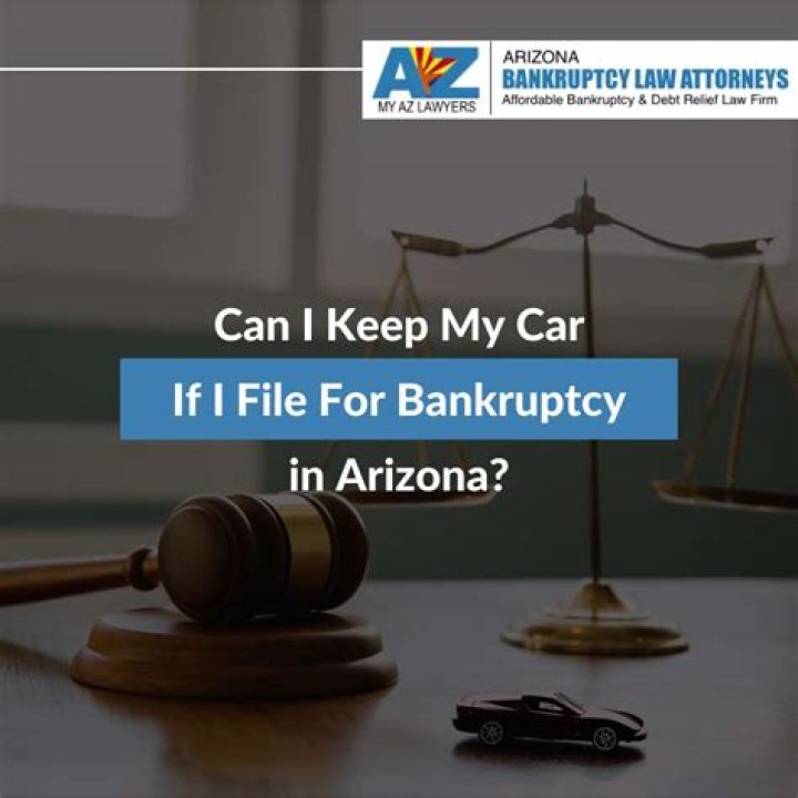 Can I keep my car if I file for bankruptcy?
