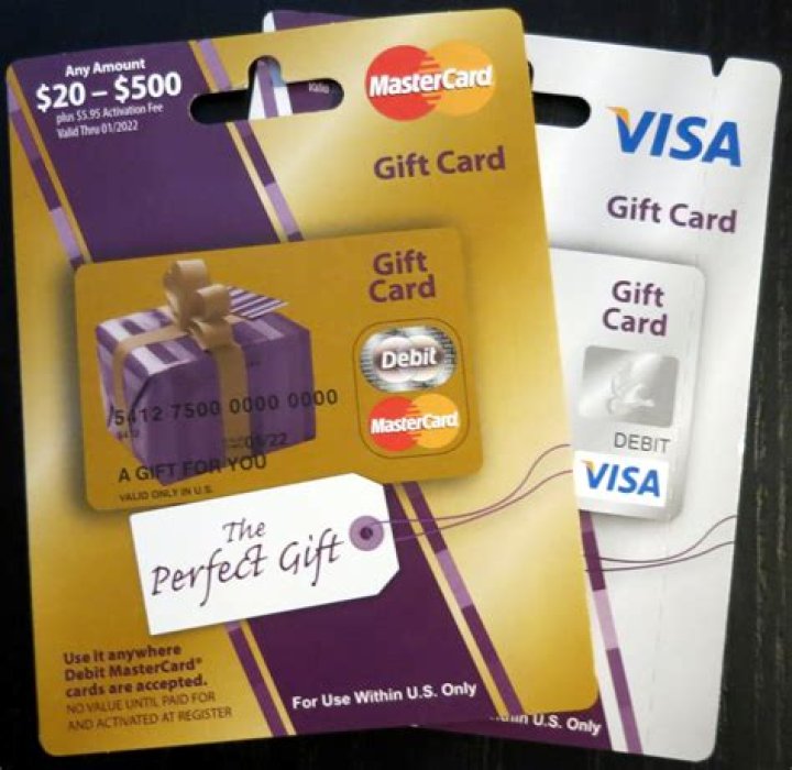 Can you add more money to a Visa gift card?