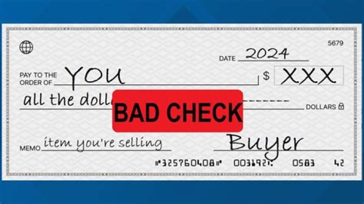 Can you include a bad check in bankruptcy?