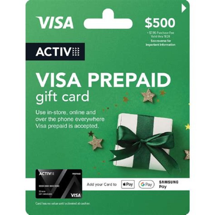 Can you order offline with a Visa gift card?