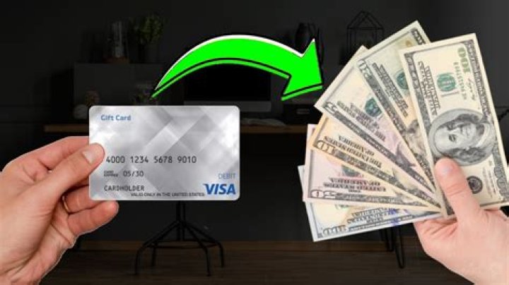 Can you turn a gift card into cash?