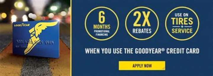 Can you use a Goodyear credit card at Walmart?