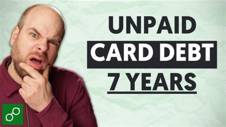Do I still have to pay a debt after 7 years?
