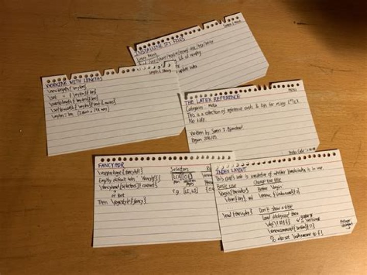 Do people still use index cards?