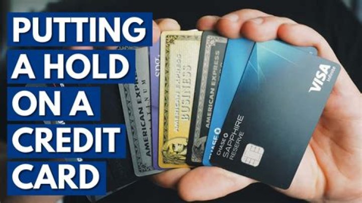 Do rental car companies put a hold on credit card?