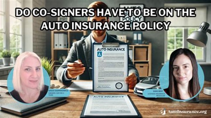 Does a co-signer have to be on the contract?