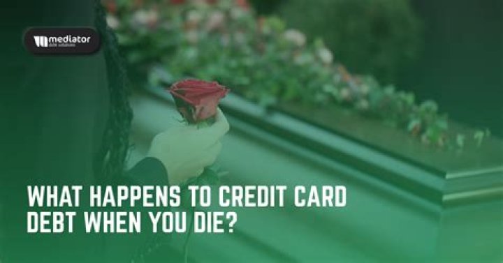 Does debt disappear when you die?