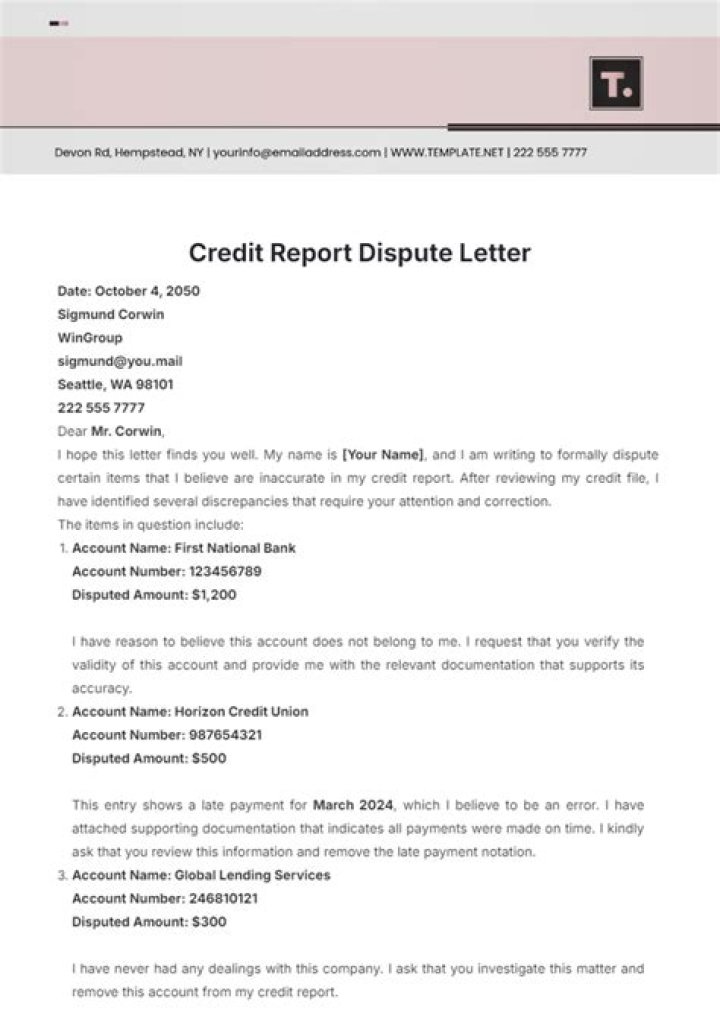 How can I dispute an error on my credit report?
