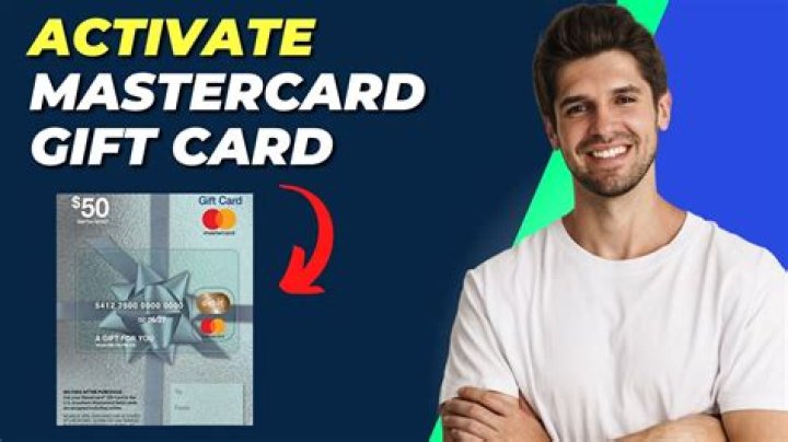 How do I activate my Mastercard gift card online?