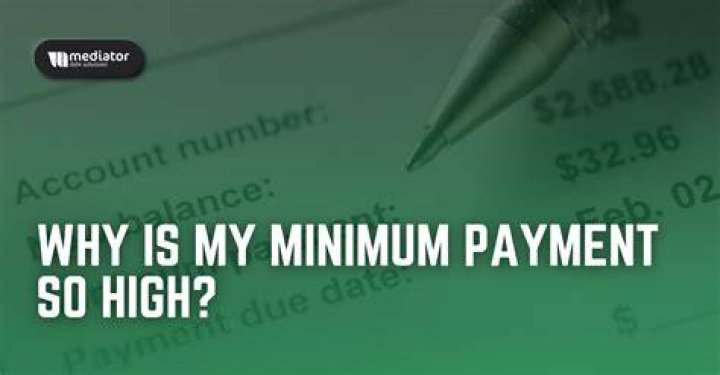 How do I calculate my minimum payment percentage?