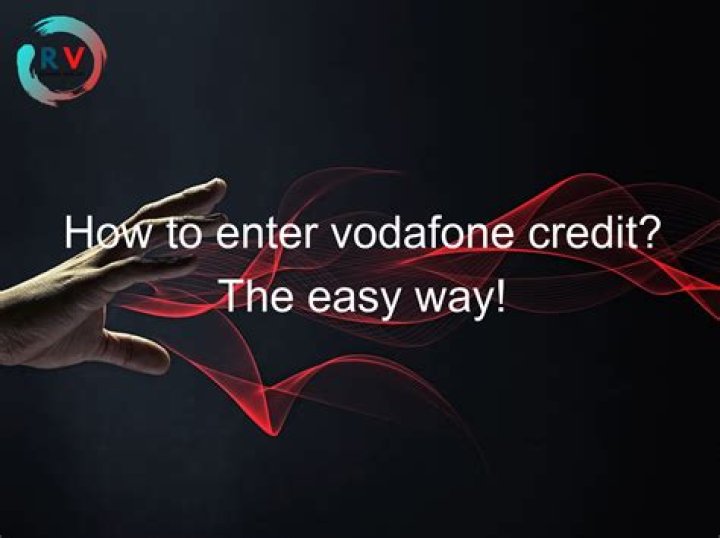 How do I check my Vodafone credit?