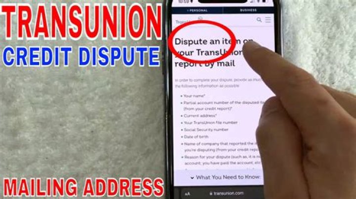 How do I contact TransUnion directly?