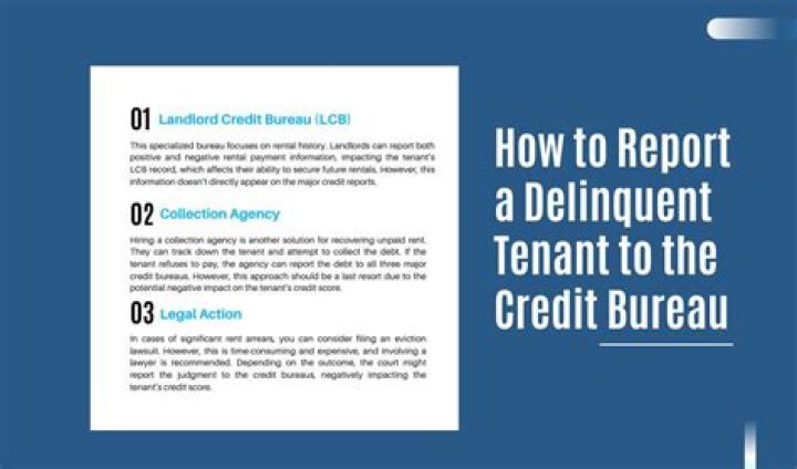 How do I report a delinquent account to the credit bureau?