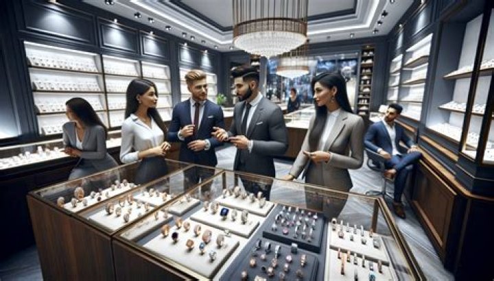 How do Jewellery shops attract customers?