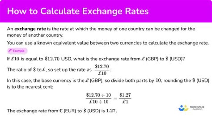How do you calculate exchange rate predictions?