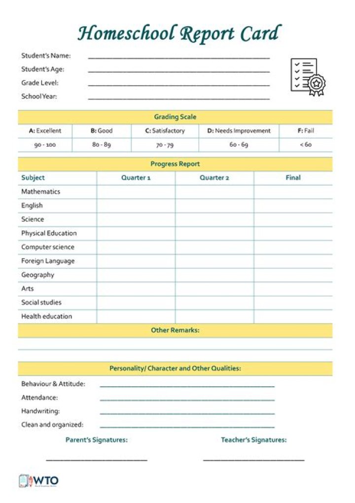 How do you discuss a report card with a child?