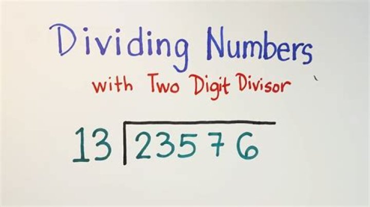 How do you find the divisor of two numbers?