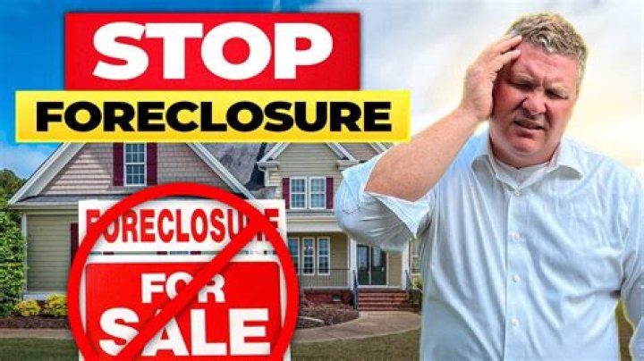 How do you stop foreclosure proceedings?