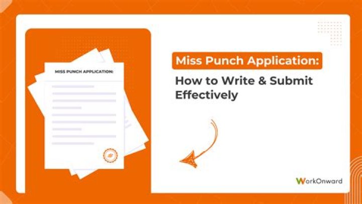 How do you write miss punch application?