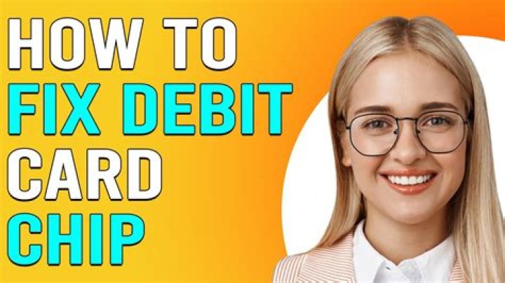 How does a chip debit card work?