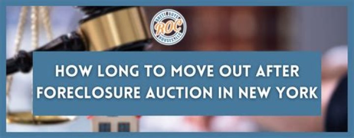 How long after a foreclosure sale Do I have to move out?