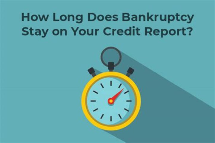 How long does a dismissed bankruptcy stay on a credit record?