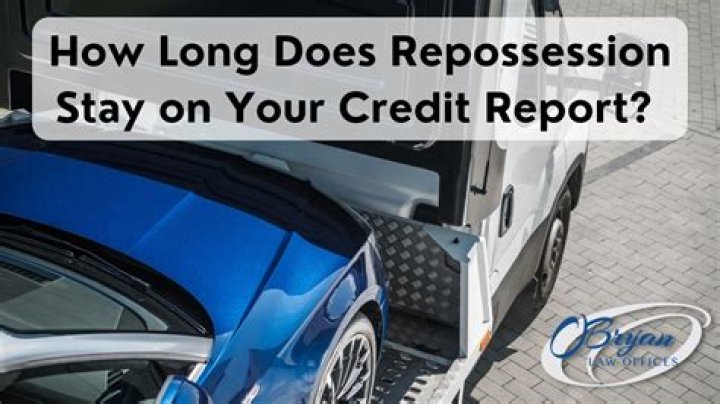 How long does a repo stay on your credit report?