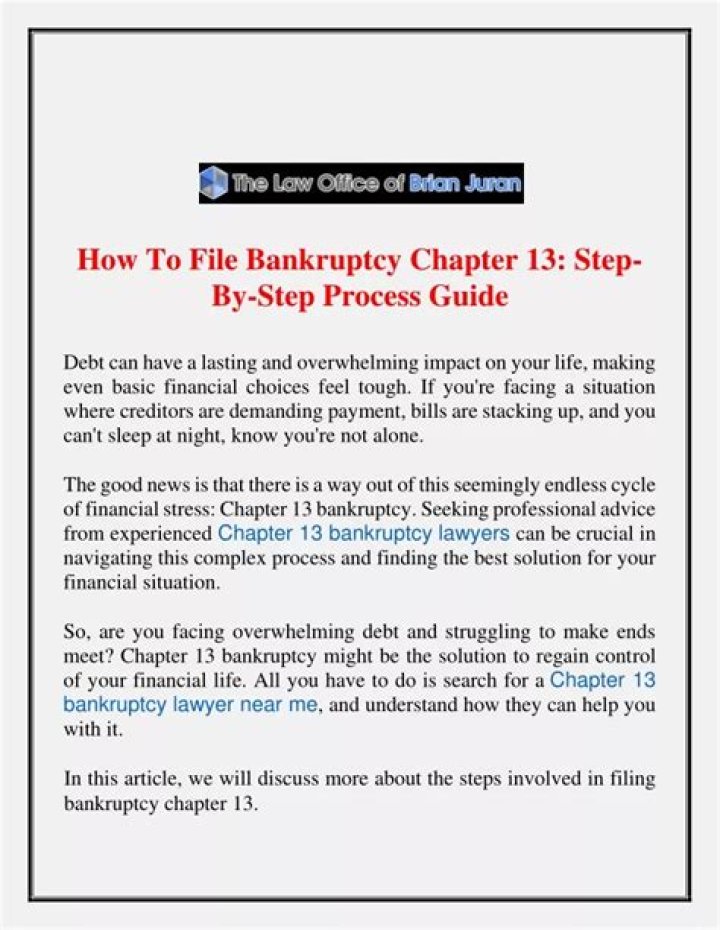 How long does it take to buy a house after filing Chapter 13?