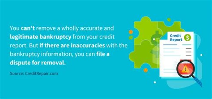 How long does it take to remove bankruptcy from your credit report?