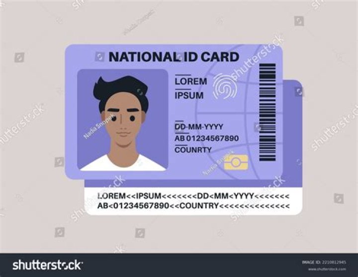 How many numbers does national ID card have?