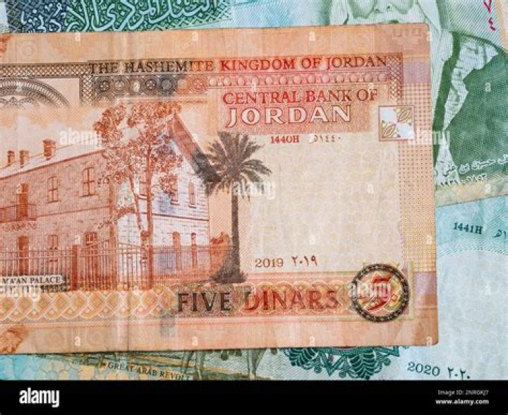 How many Piastres in a Jordanian Dinar?