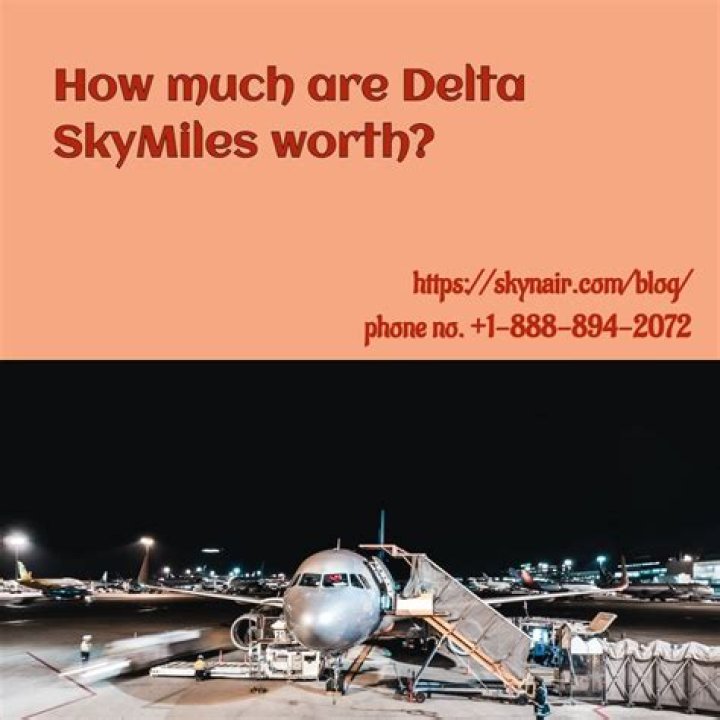How much is 50000 Delta SkyMiles worth?