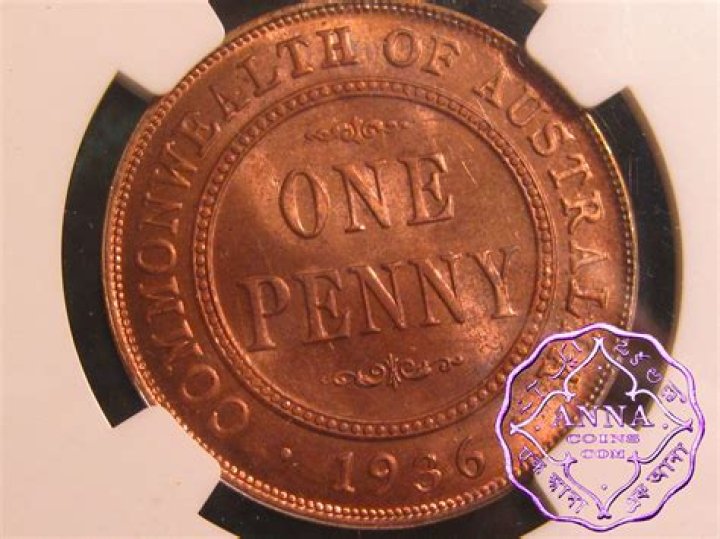 How much is a British 1936 penny worth?