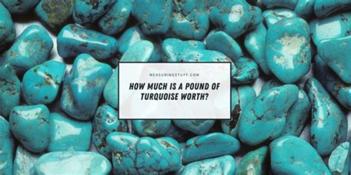 How much is turquoise worth by the pound?