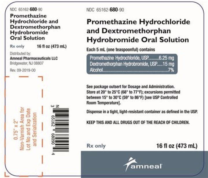 Is promethazine and dextromethorphan the same thing?
