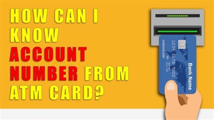 Is the account number the same as the debit card number?