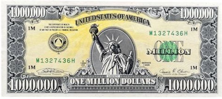 Is the One Million Dollar Bill real money?