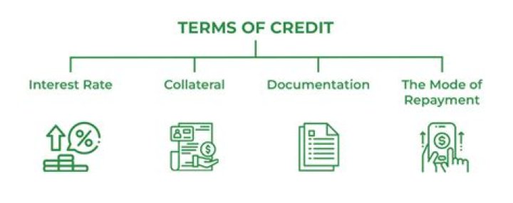 What are main terms of credit?