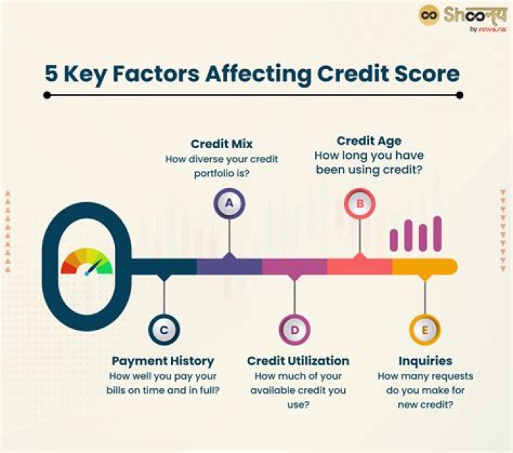 What are the 5 factors that determine your credit score?